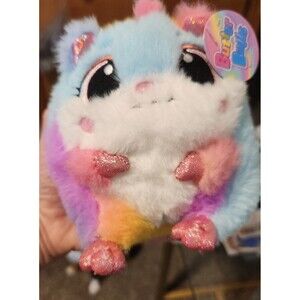 BMI Butter Balls Rainbow Sherbet Hamster Sparkle Paws Plush Stuffed Animal New